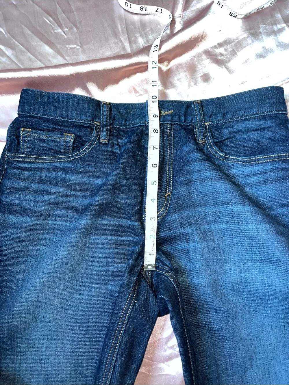 Banana Republic Athletic Tapered Fit Dark Indigo Jeans Size 31x30